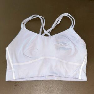 Lululemon sports bra size 4 light blue
